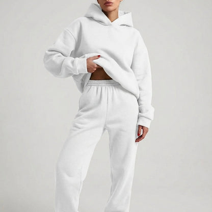 Dame Træningssæt Oversized med Hættetrøje og Joggebukser 2