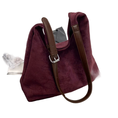 Dame Trunk-stil Håndtaske med Justerbar Rem 2