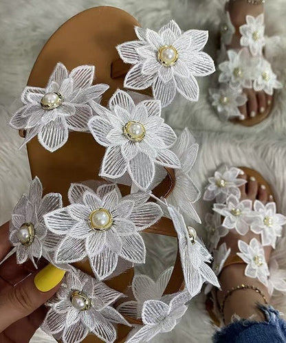 Dame Vandresandaler med Blomsterdesign 2
