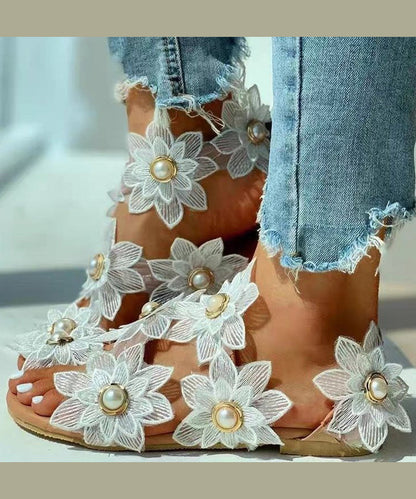 Dame Vandresandaler med Blomsterdesign 3