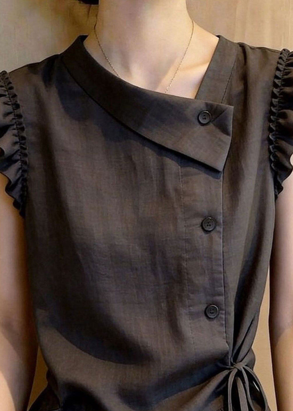 Dame Vest Flæser Ærmeløs Casual 1