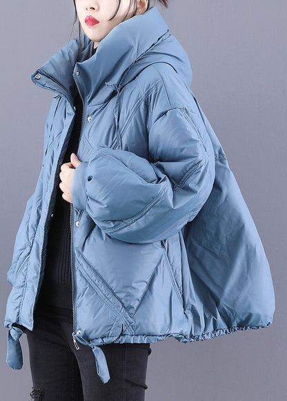 Dame Vinter Hættekappe Puffer Frakke 2