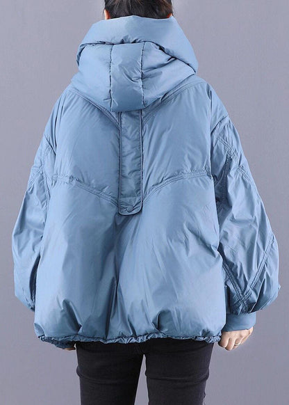 Dame Vinter Hættekappe Puffer Frakke 4