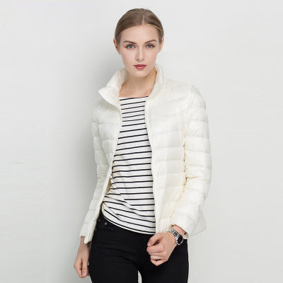Dame Vinterjakke Lang Dunjakke Urban Stil 2