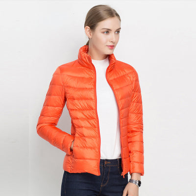 Dame Vinterjakke Lang Dunjakke Urban Stil 4