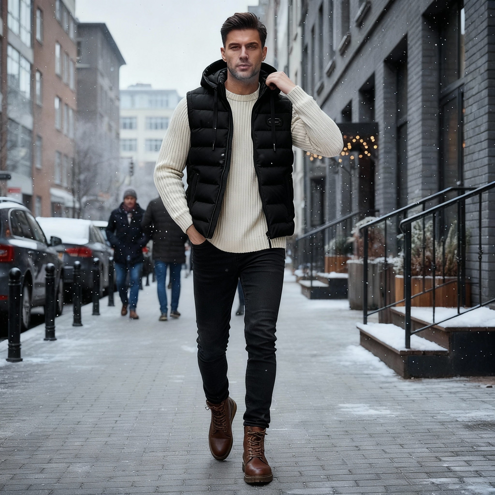 Dame Vintervest Casual Stil 3