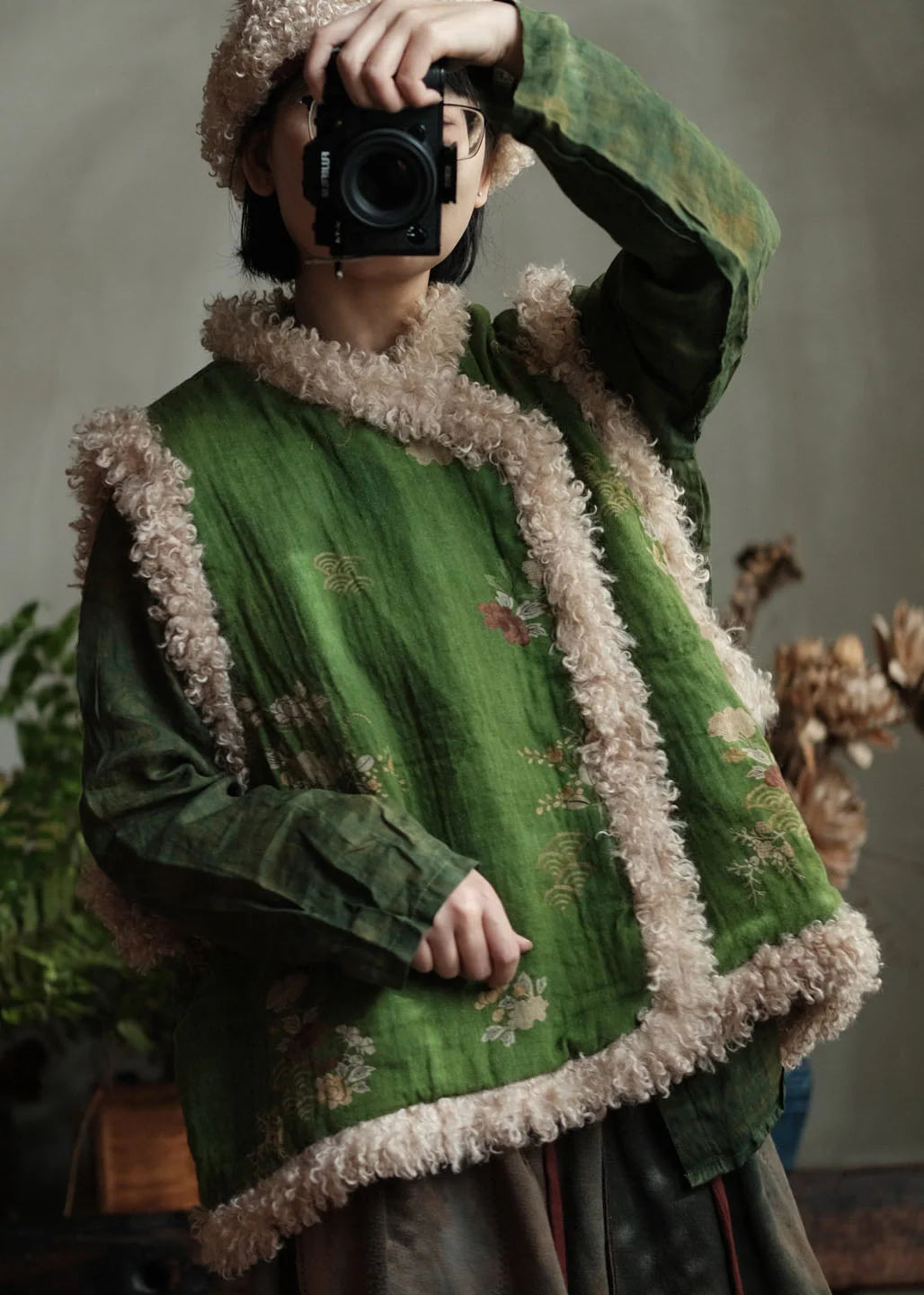 Dame Vintervest Patchwork Design 1