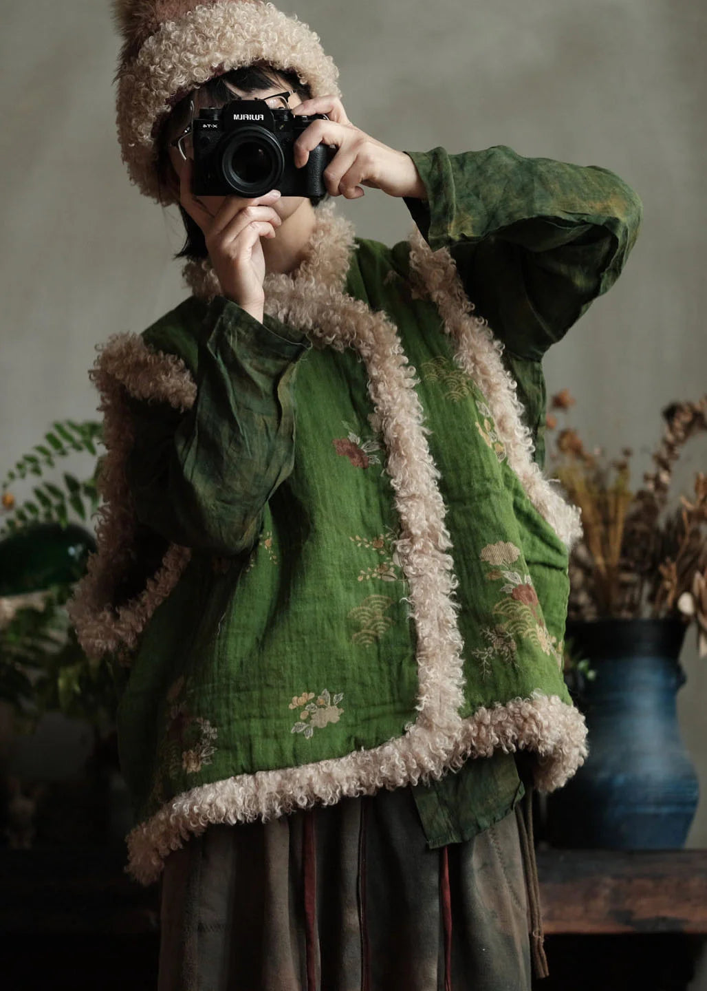 Dame Vintervest Patchwork Design 2