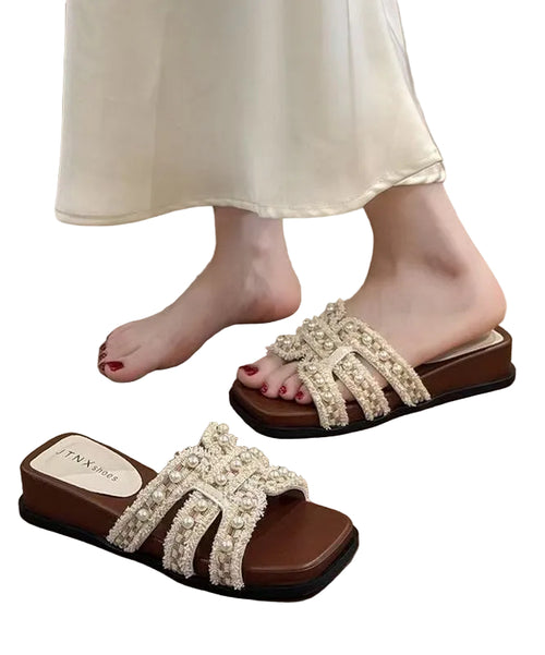 Dame Wedge Sandaler med Splejsning 0