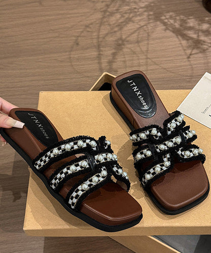 Dame Wedge Sandaler med Splejsning 2