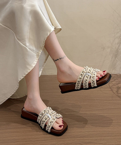 Dame Wedge Sandaler med Splejsning 3