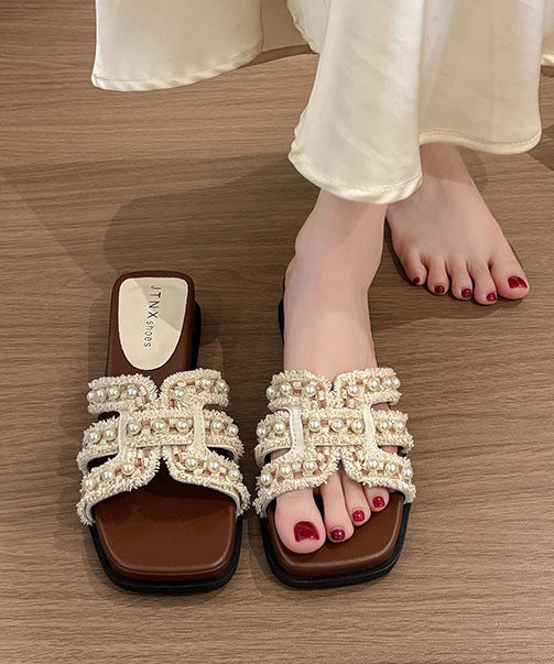 Dame Wedge Sandaler med Splejsning 4