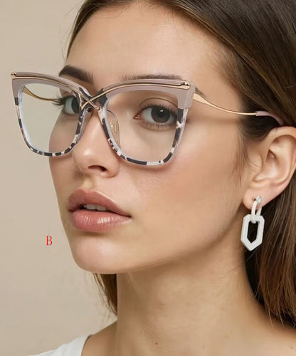 Dame læsebriller Cat Eye metalramme 1