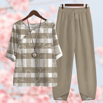 Dame loungewear | Behagelig pasform | Todelt sæt | Tidløst snit 4
