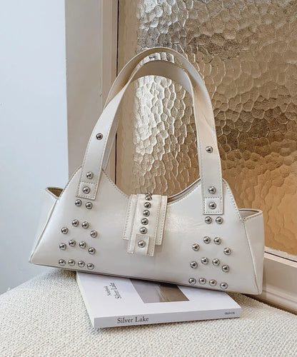 Dame skuldertaske med nitter moderne design 3