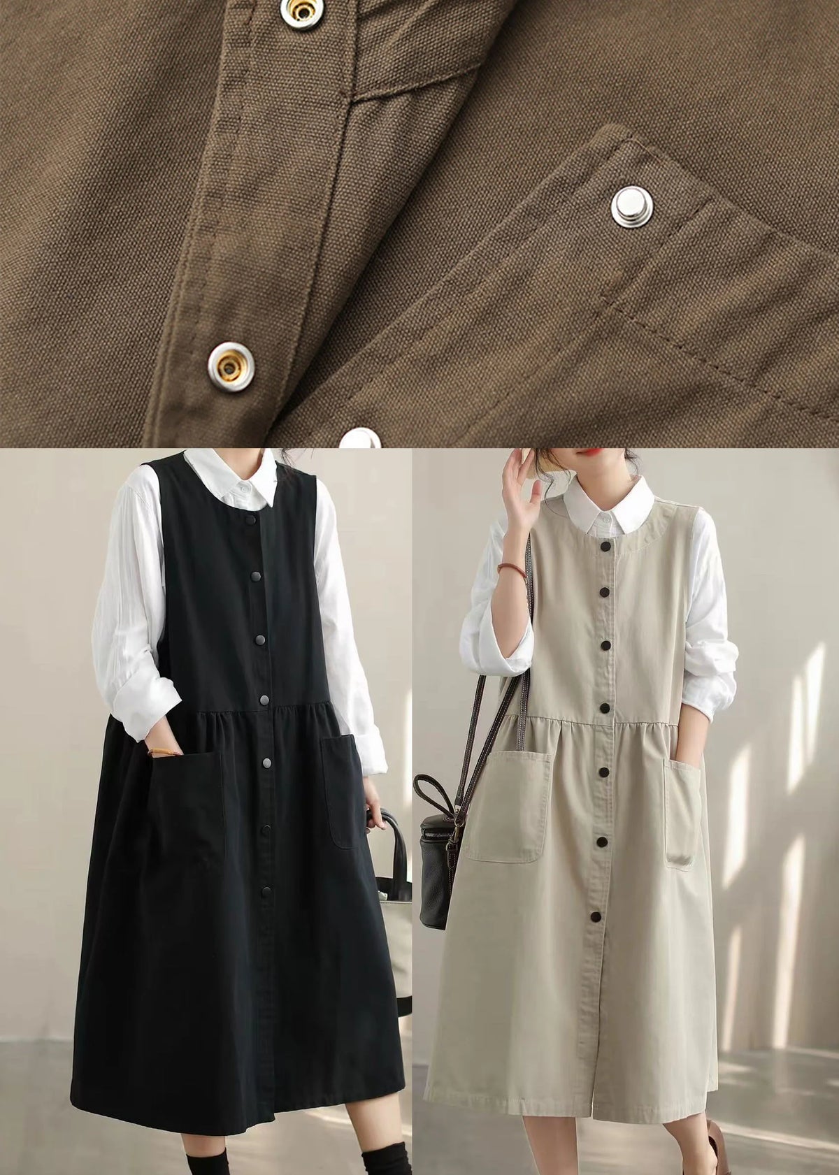 Damekjole med Store Lommer Casual 3
