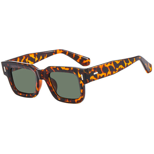 Damer Firkantede Solbriller med Leopardprint 0