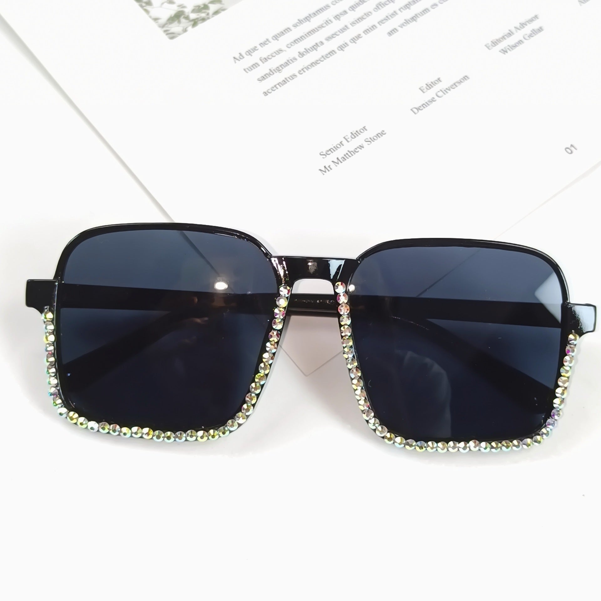 Damer Solbriller med Rhinestone Udsmykning 3