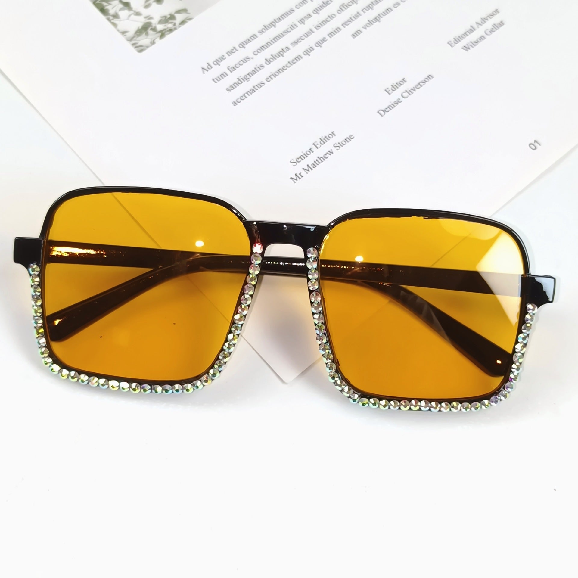 Damer Solbriller med Rhinestone Udsmykning 7