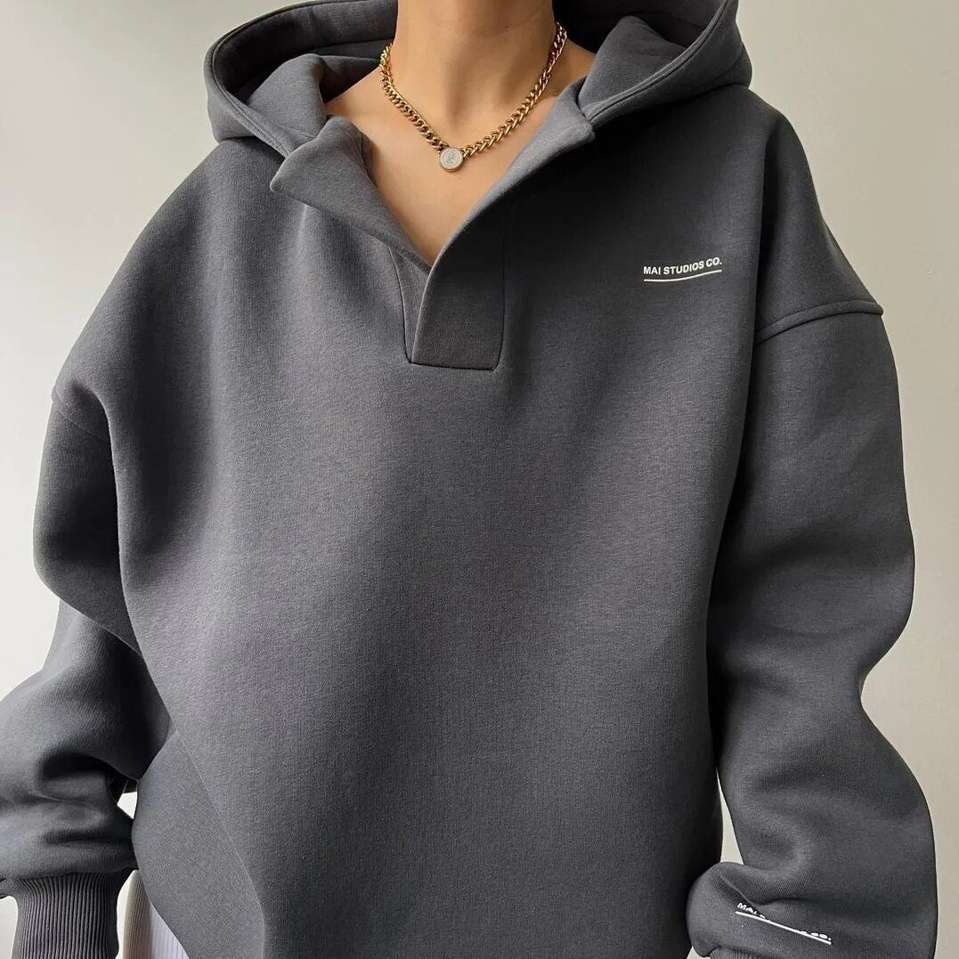 Damernes Lækre Kapuzenpullover Casual 1