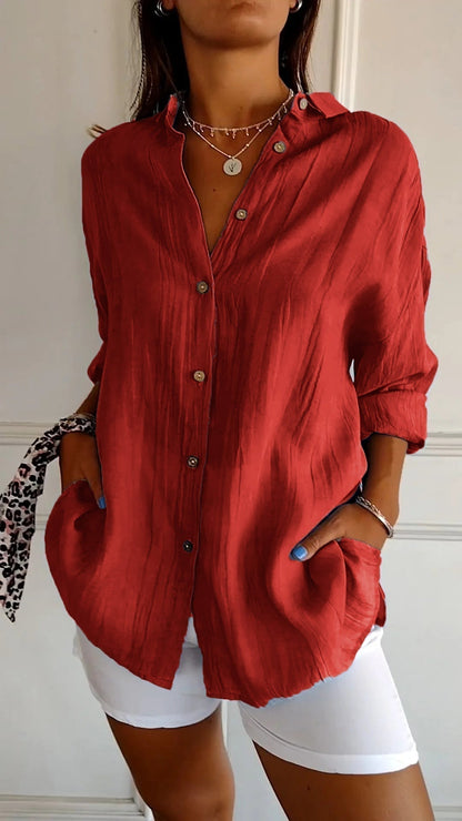 Damernes Sommer Skjorte Langærmet 7