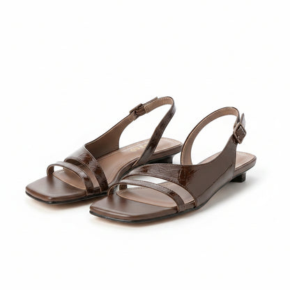 Damesandal med Peep Toe og Splejsning 0