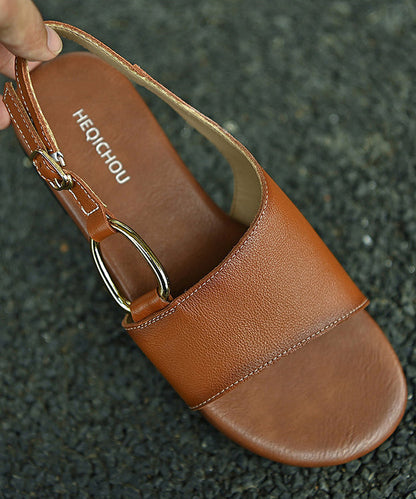 Damesandaler Flade Håndlavede Vandresandaler 2