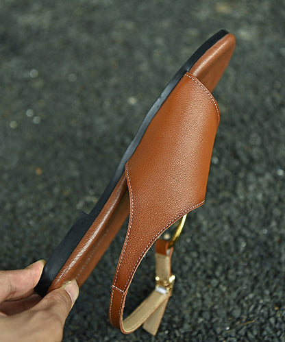 Damesandaler Flade Håndlavede Vandresandaler 4