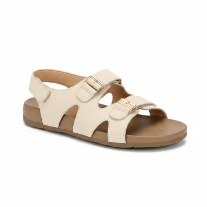 Damesandaler Peep Toe Komfortabel Stil 3