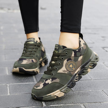 Damesneakers Camouflage Design Sporty Fashion Footwear 2