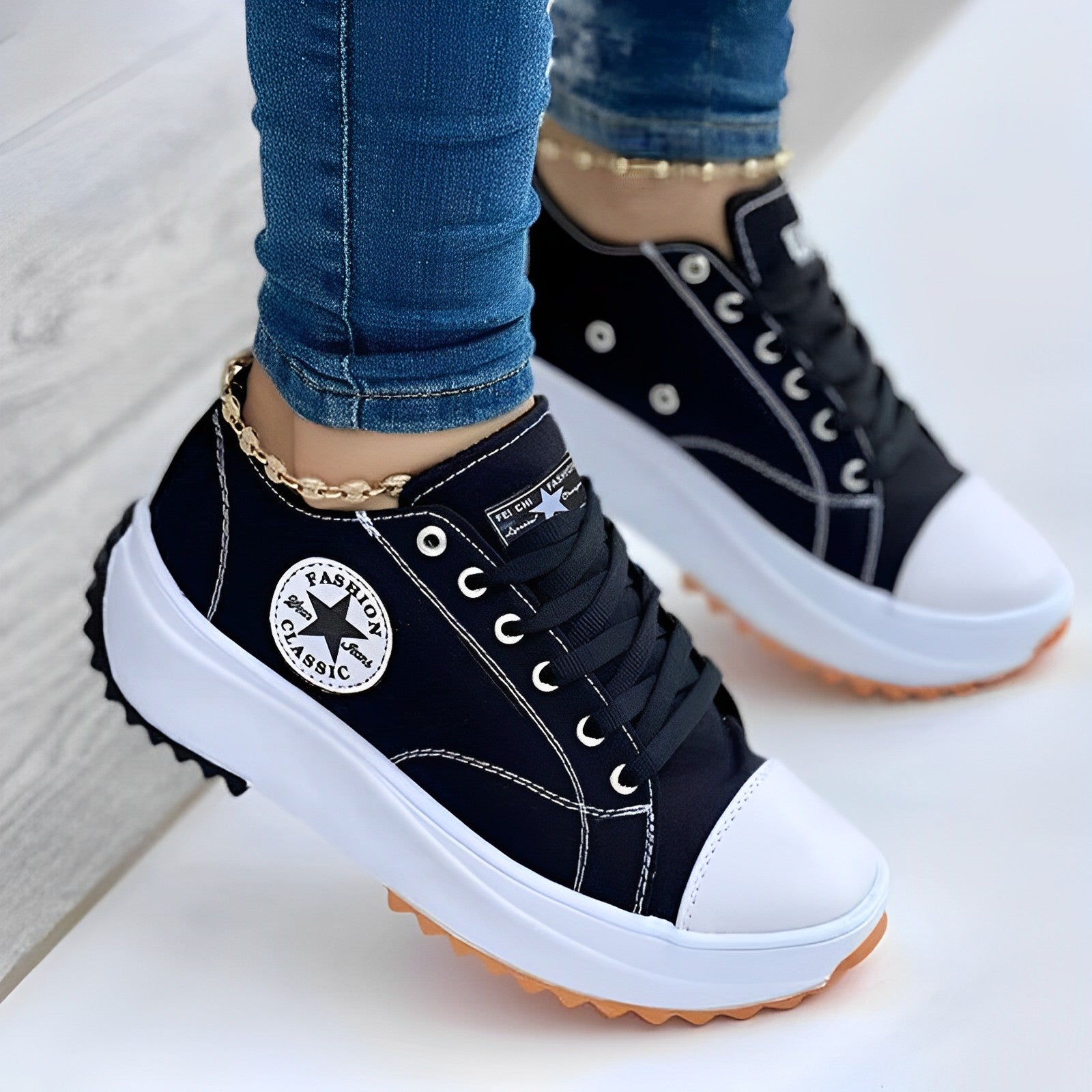 Damesneakers CanvasShoes med Komfortabelt Design 3