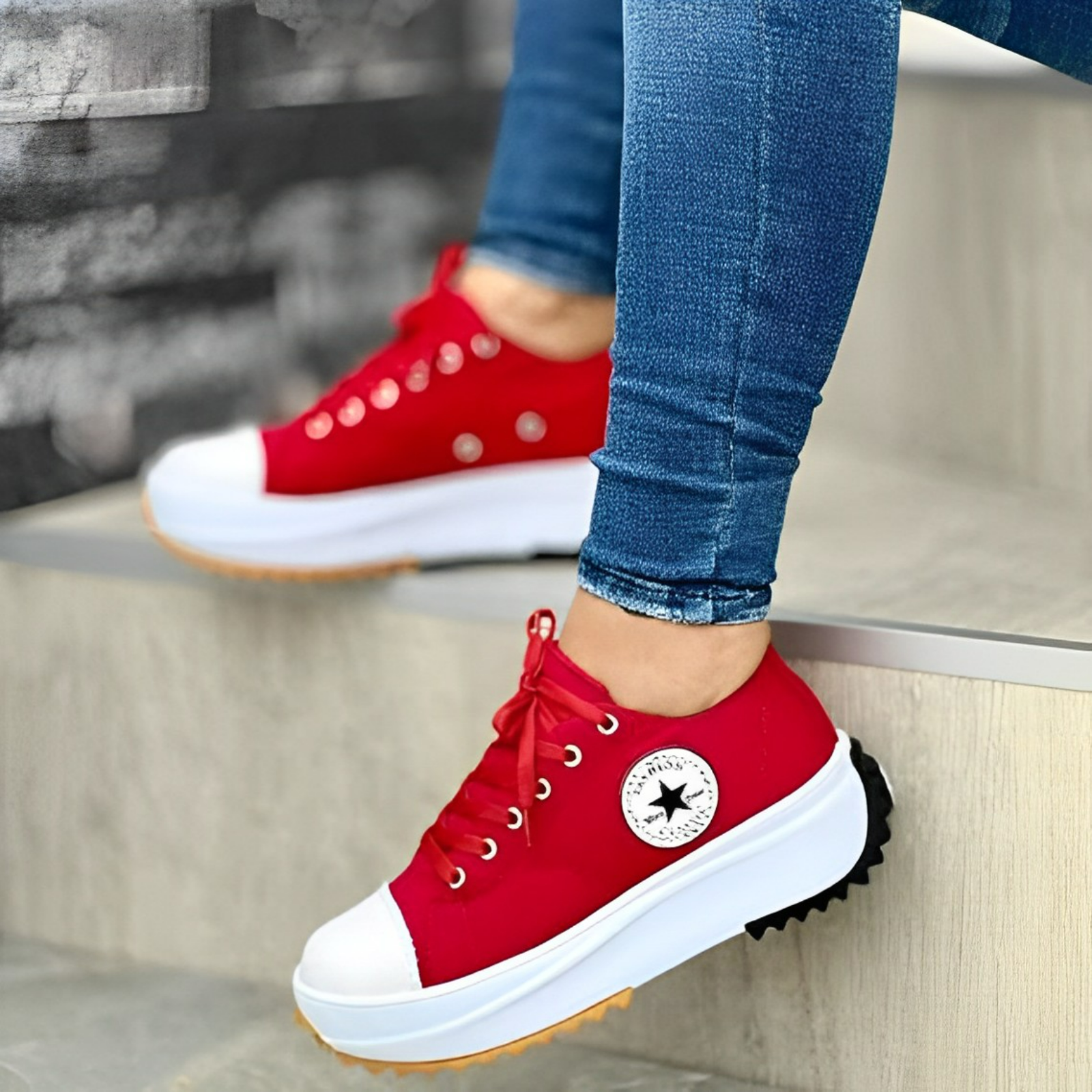 Damesneakers CanvasShoes med Komfortabelt Design 5