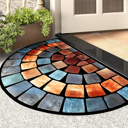 Dørmåtte med Middelhavsmosaik Design 0