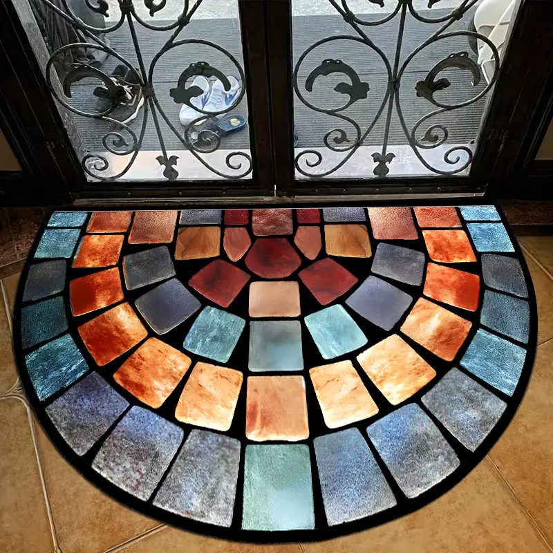 Dørmåtte med Middelhavsmosaik Design 3