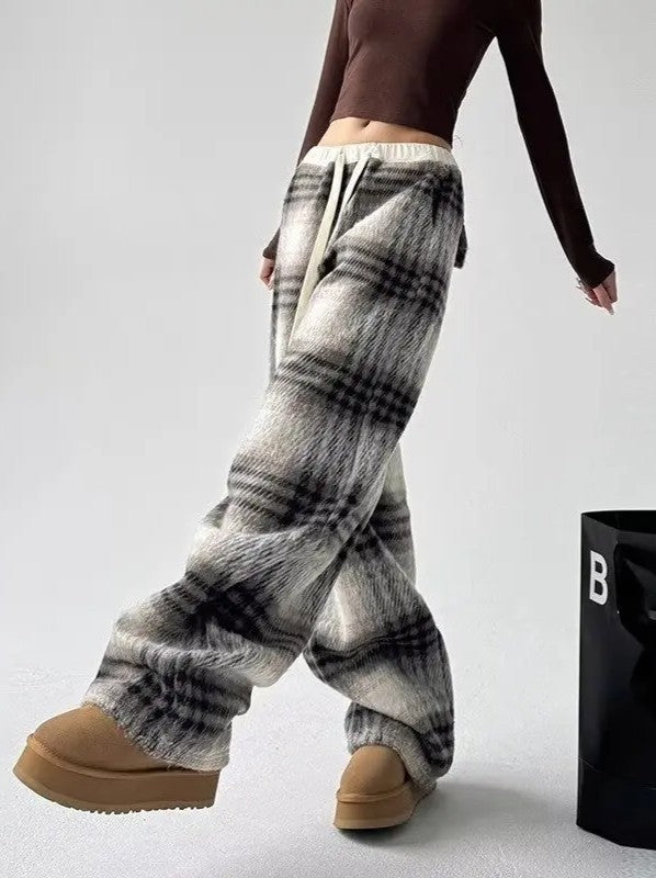 Drenge Joggers Plaid Design 2