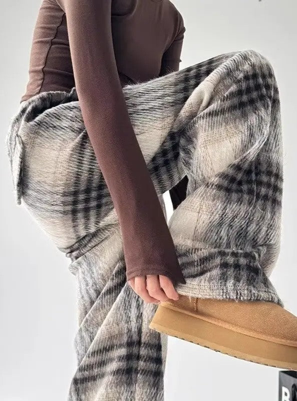Drenge Joggers Plaid Design 3