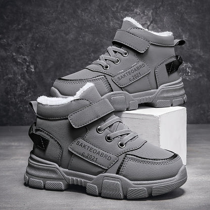 Drengs Vinterstøvler Antislip Design Åndbare Materialer 2