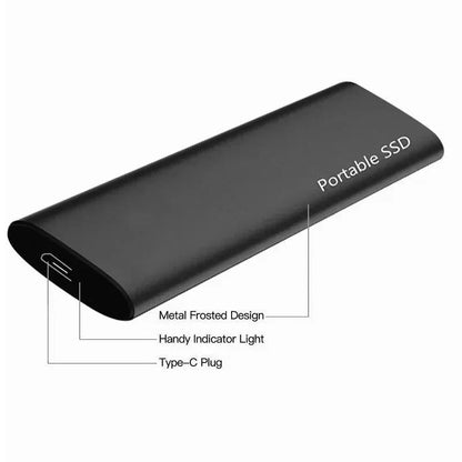 Ekstern harddisk 4TB USB-C bærbar lagring 8