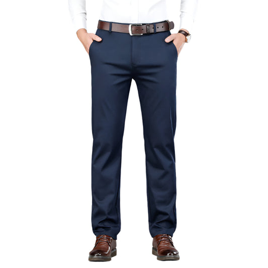 Herre Bukser Business Casual Åndbar Stof Moderne Snit-1