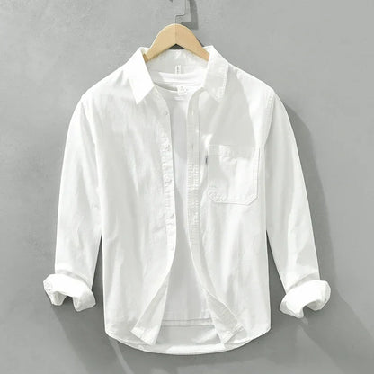 Variant image for Herre Kortærmet Skjorte Bomuldsløs Design Komfortabel Casual-19