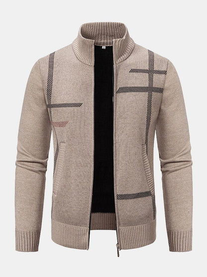Herre Blazer Jakke Urban Casual Med Lynlås 2