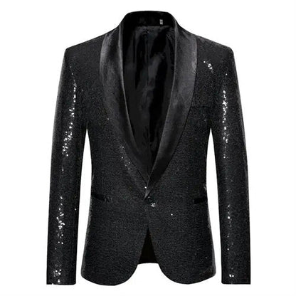 Herre Blazer med Glitter Detalje 0