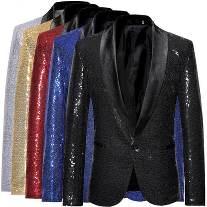 Herre Blazer med Glitter Detalje 1