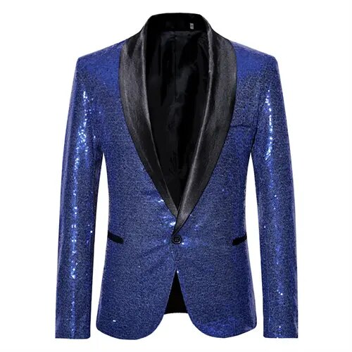 Herre Blazer med Glitter Detalje 3