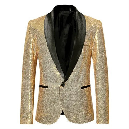 Herre Blazer med Glitter Detalje 4