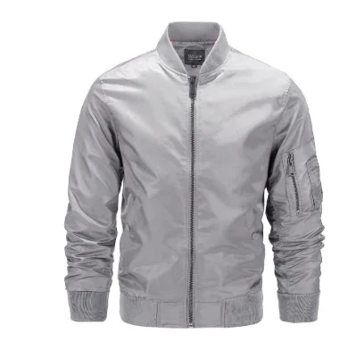 Herre Bomberjakke Letvægts Sporty Stil 1