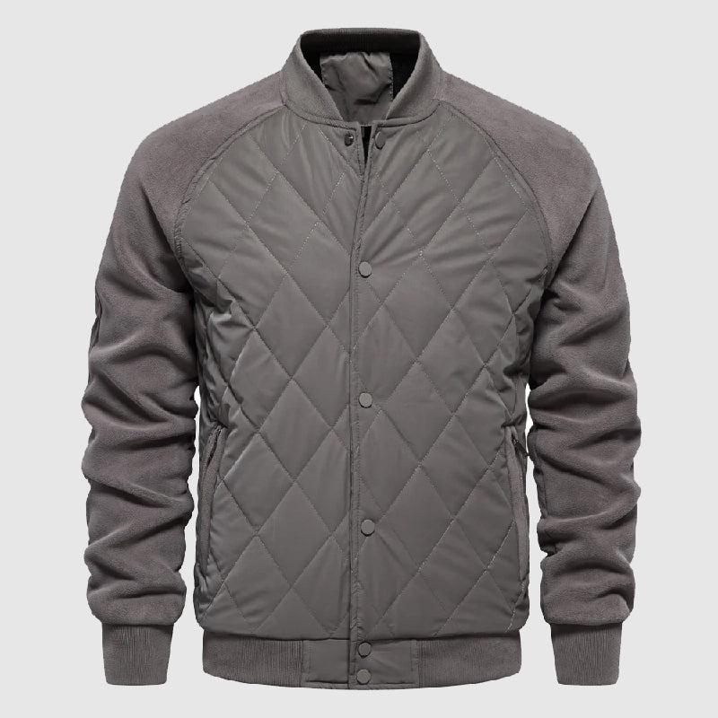 Herre Bomberjakke med Fleece Detaljer 2