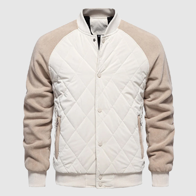 Herre Bomberjakke med Fleece Detaljer 3