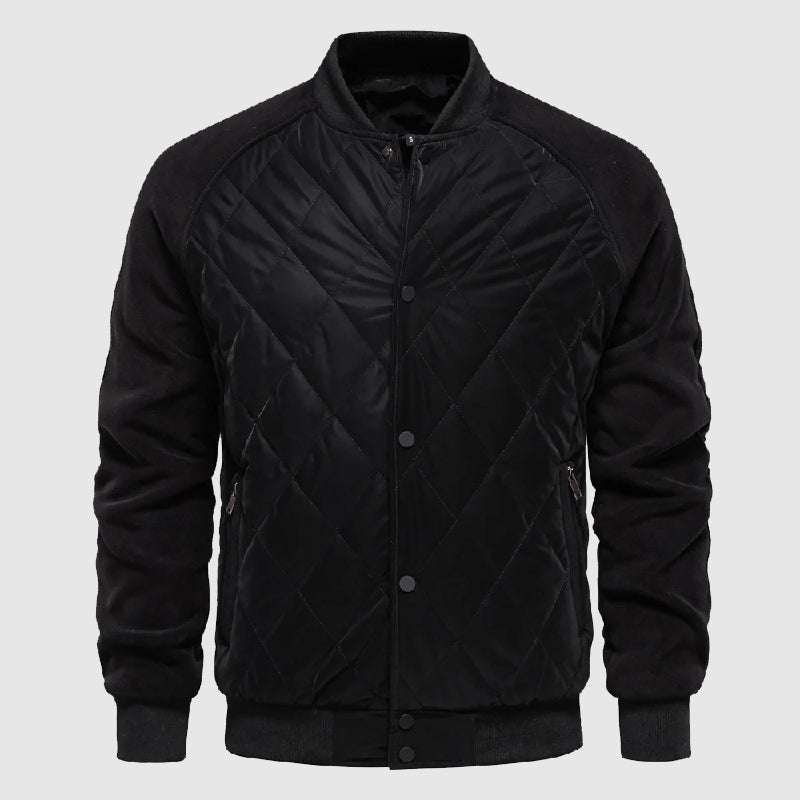 Herre Bomberjakke med Fleece Detaljer 4