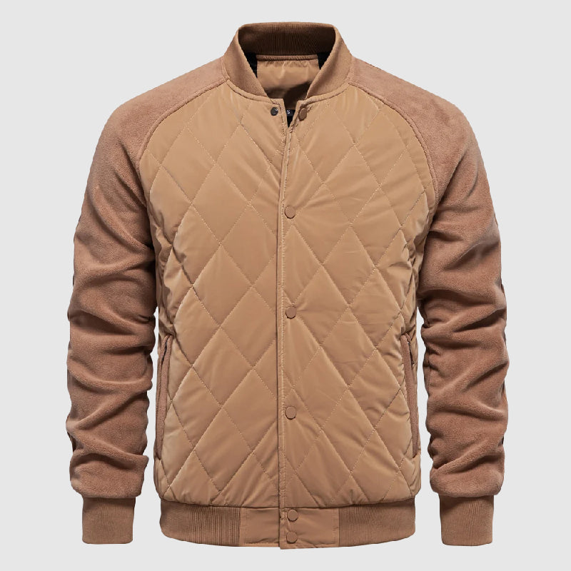 Herre Bomberjakke med Fleece Detaljer 5
